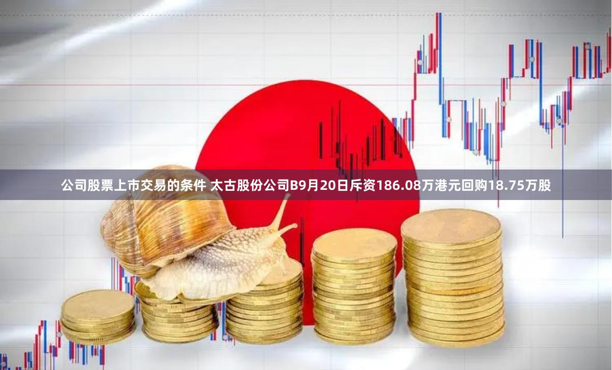 公司股票上市交易的条件 太古股份公司B9月20日斥资186.08万港元回购18.75万股