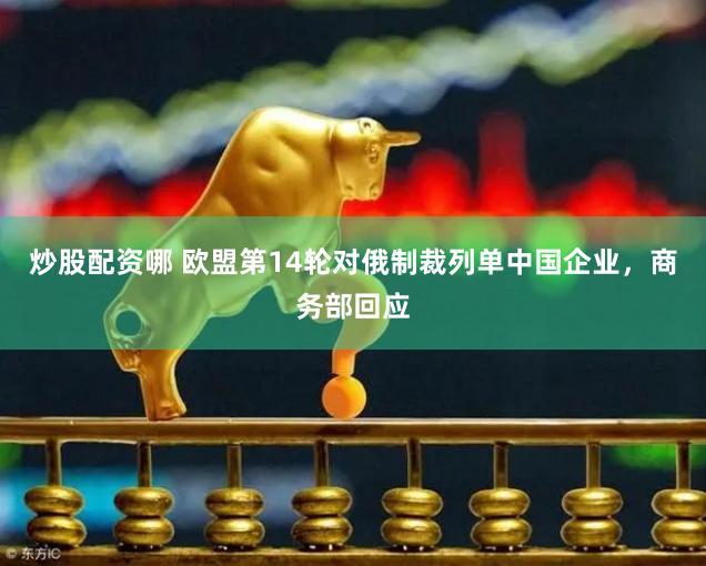 炒股配资哪 欧盟第14轮对俄制裁列单中国企业,商务部回应
