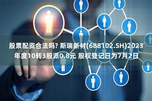股票配资合法吗? 斯瑞新材(688102.SH)2023年度10转3股派0.8元 股权登记日为7月2日